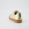 imageCUSHIONAIRE Womens Astro Retro Sneaker LaceUp Design Memory Foam Wide Widths AvailableGold Metallic