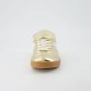 imageCUSHIONAIRE Womens Astro Retro Sneaker LaceUp Design Memory Foam Wide Widths AvailableGold Metallic