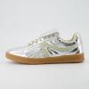imageCUSHIONAIRE Womens Astro Retro Sneaker LaceUp Design Memory Foam Wide Widths AvailableSilver Metallic