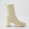 imageCUSHIONAIRE Womens Bancroft Stretch platform heel boot Memory Foam Wide Widths AvailableIvory