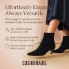 imageCUSHIONAIRE Womens Barbi Kitten Heel Bootie Memory Foam Wide Widths AvailableBlack Microsuede