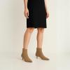 imageCUSHIONAIRE Womens Barbi Kitten Heel Bootie Memory Foam Wide Widths AvailableTaupe Microsuede