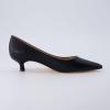 imageCUSHIONAIRE Womens Bay Kitten Heel Dress Shoe Memory Foam Wide Widths AvailableSmooth Black
