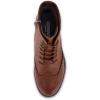 imageCUSHIONAIRE Womens Boyfriend wing tip boot Memory Foam Wide Widths AvailableCognac