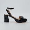 imageCUSHIONAIRE Womens Cherry platform dress sandal Memory Foam and Wide Widths AvailableBlack Patent