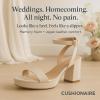 imageCUSHIONAIRE Womens Cherry platform dress sandal Memory Foam and Wide Widths AvailableIvory