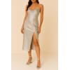 imageCUSHIONAIRE Womens Cherry platform dress sandal Memory Foam and Wide Widths AvailableSilver
