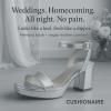 imageCUSHIONAIRE Womens Cherry platform dress sandal Memory Foam and Wide Widths AvailableSilver