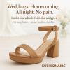imageCUSHIONAIRE Womens Cherry platform dress sandal Memory Foam and Wide Widths AvailableTan