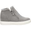imageCUSHIONAIRE Womens Heaven Hidden Wedge Faux Shearling Sneaker Memory FoamGrey
