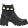 imageCUSHIONAIRE Womens Julie chelsea boot with Jeweled strap Memory FoamBlack