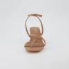 imageCUSHIONAIRE Womens Kitten heel sandal Memory Foam and Wide Widths AvailableLatte