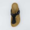 imageCUSHIONAIRE Womens Leah Cork Footbed Sandal With ComfortBlack Nappa