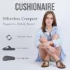 imageCUSHIONAIRE Womens Leah Cork Footbed Sandal With ComfortBlack Nappa