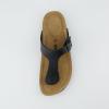 imageCUSHIONAIRE Womens Leah Cork Footbed Sandal With ComfortBlack Oily