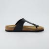 imageCUSHIONAIRE Womens Leah Cork Footbed Sandal With ComfortBlack Oily