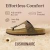 imageCUSHIONAIRE Womens Leah Cork Footbed Sandal With ComfortBrown Nappa