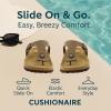 imageCUSHIONAIRE Womens Leah Cork Footbed Sandal With ComfortBrown Nappa