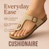 imageCUSHIONAIRE Womens Leah Cork Footbed Sandal With ComfortStone