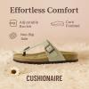 imageCUSHIONAIRE Womens Leah Cork Footbed Sandal With ComfortStone