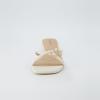 imageCUSHIONAIRE Womens Milan Kitten Heel Sandals Memory Foam Wide Widths AvailableCream