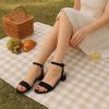 imageCUSHIONAIRE Womens Nila one band low block heel sandal Wide Widths AvailableBlack
