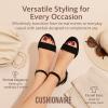 imageCUSHIONAIRE Womens Nila one band low block heel sandal Wide Widths AvailableBlack
