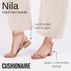 imageCUSHIONAIRE Womens Nila one band low block heel sandal Wide Widths AvailableBlush