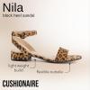 imageCUSHIONAIRE Womens Nila one band low block heel sandal Wide Widths AvailableLeopard
