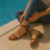 imageCUSHIONAIRE Womens Nila one band low block heel sandal Wide Widths AvailableLeopard