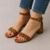 imageCUSHIONAIRE Womens Nila one band low block heel sandal Wide Widths AvailableLeopard