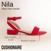 imageCUSHIONAIRE Womens Nila one band low block heel sandal Wide Widths AvailableRed
