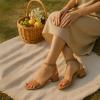 imageCUSHIONAIRE Womens Nila one band low block heel sandal Wide Widths AvailableTaupe