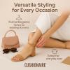 imageCUSHIONAIRE Womens Nila one band low block heel sandal Wide Widths AvailableTaupe