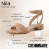 imageCUSHIONAIRE Womens Nila one band low block heel sandal Wide Widths AvailableTaupe