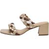 imageCUSHIONAIRE Womens Onyx braided Heel Sandal Memory Foam Wide Widths AvailableTan Multi