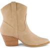 imageCUSHIONAIRE Womens Rocky Western boot with stitch detailing and Memory Foam padding Wide Widths AvailableTaupe