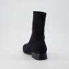 imageCUSHIONAIRE Womens Russel Knit Ankle Boot with Block Heel Memory Foam Wide Widths AvailableKnit Black