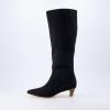 imageCUSHIONAIRE Womens Stiles high kitten heel boot with Memory FoamBlack