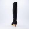 imageCUSHIONAIRE Womens Stiles high kitten heel boot with Memory FoamBlack