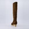 imageCUSHIONAIRE Womens Stiles high kitten heel boot with Memory FoamBrown