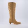 imageCUSHIONAIRE Womens Stiles high kitten heel boot with Memory FoamTan