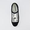 imageCUSHIONAIRE Womens Tag Low top Canvas Sneaker Memory FoamBlack Canvas