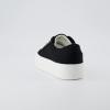 imageCUSHIONAIRE Womens Tag Low top Canvas Sneaker Memory FoamBlack Canvas