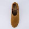 imageCUSHIONAIRE Womens Tito Wedge Bootie  Soft Vegan Suede Memory Foam Wide Width AvailableWhiskey