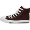 imageCUSHIONAIRE Womens Vance high top Canvas Sneaker Memory FoamChoc Brown