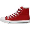 imageCUSHIONAIRE Womens Vance high top Canvas Sneaker Memory FoamRed