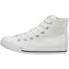 imageCUSHIONAIRE Womens Vance high top Canvas Sneaker Memory FoamWhite Zipper