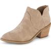 imageCUSHIONAIRE Rodeo Pointed Toe Cowgirl Boots  Sleek Profile Western Cowboy Boots for Women with Secure Back ZipperTan