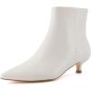 imageCUSHIONAIRE Womens Barbi Kitten Heel Bootie Memory Foam Wide Widths AvailableCream